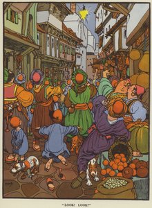 "Se! Se!" (farve litho) af John Hassall