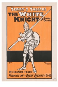 "Terrys Theatre. The White Knight" / J. Hassall / Plakat, 1898 af John Hassall