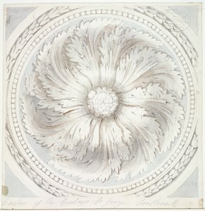 Surround fra loftet på St George the Martyr, Southwark, London, 1831 af John Hassell