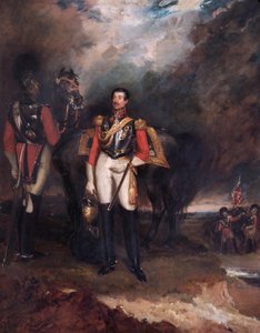 Portræt af Stapleton Cotton, Viscount Combermere, britisk soldat, 1839.