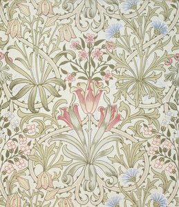 Persisk tapet, designet af John Henry Dearle (1860-1932) for Morris and Company
