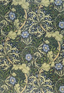 Tapet af tang, designet af John Henry Dearle (1860-1932) for Morris and Company, 1901