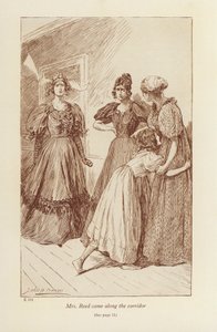Illustration til Jane Eyre af Charlotte Bronte (litografi) af John Henry Frederick (after) Bacon