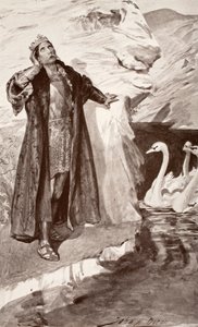 Ler and the Swans, illustration fra 