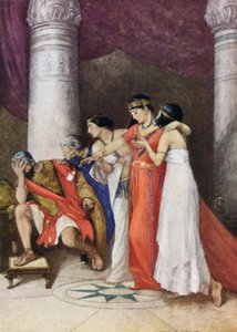 Antony og Cleopatra af John Henry Frederick after Bacon
