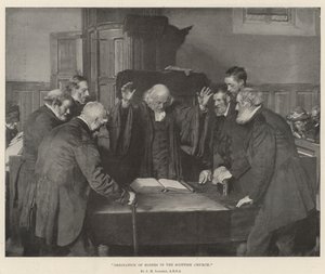 Ordination af ældste i den skotske kirke