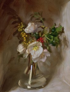 Vinterblomster (olie om bord)