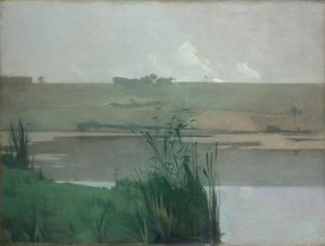 Arques-la-Bataille, 1885. af John Henry Twachtman