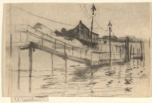 Havnescene af John Henry Twachtman