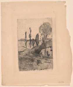 Fransk landskab af John Henry Twachtman
