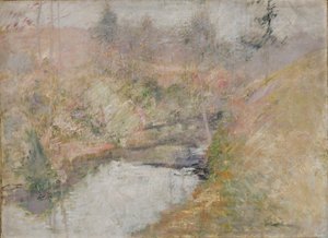 Hemlock Pool af John Henry Twachtman