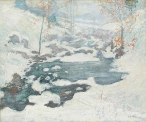 Icebound, ca. 1889 af John Henry Twachtman