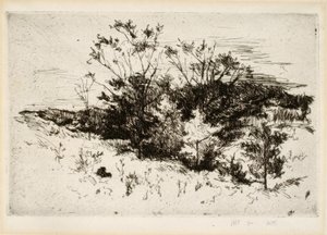 Landskab nær Cincinnati af John Henry Twachtman