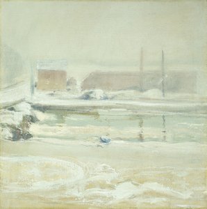 Flodscene ved Cos Cob, af John Henry Twachtman