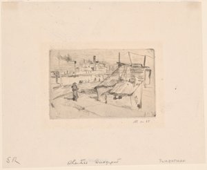 Hytter og fabrikker af John Henry Twachtman