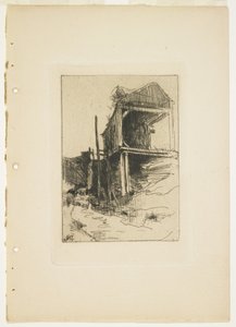 Den forladte Mølle, 1888-1889 af John Henry Twachtman