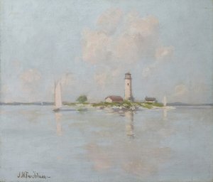 Fyrtårnet (olie på lærred)