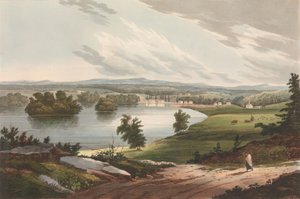 Fort Edward nr. 10 af Hudson River Portfolio, 1822-23.