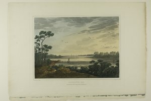 Lynnhaven Bay, plade en af det andet antal maleriske udsigter over amerikansk sceneri af John Hill