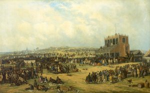 Before the Race (Nottingham Races), 1865