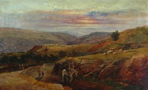 Burnley Valley fra Crofts Stone, 1870