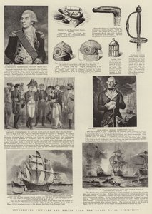 Interessante billeder og relikvier fra Royal Naval Exhibition