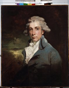 Portræt af den irske politiker og dramatiker Richard Brinsley Sheridan (1751-1816)"" (Portræt af dramatikeren og whig-statsmanden Richard Brinsley Sheridan (1751-1816) Maleri af John Hoppner (1758-1810) 18. århundrede30 Dim. 77 cm. Museum af af John Hoppner