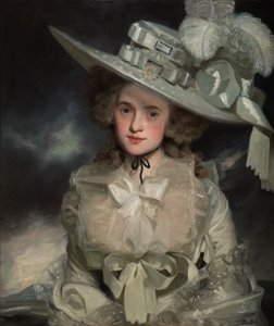 Portræt af Mary Boteler fra Eastry, Kent, 1786