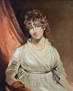 Portræt af den ærede fru Bouverie graveret af I.R Smith (fl.1800-30)
