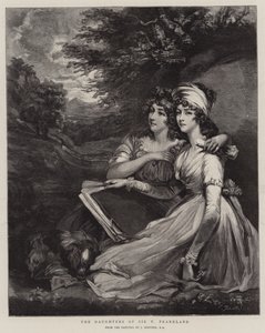Sir T Franklands døtre af John Hoppner