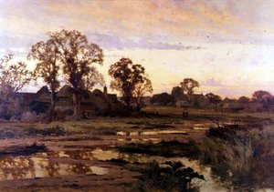 Slut på en regnvejrsdag af John Horace Hooper