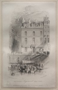 Napoleons indlogering, Quai Conti, 1835.