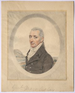 Portræt af general Keith MacAlister, ca. 1800-1810.