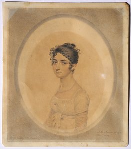 Portræt af Miss Mary Tadman, 1809.