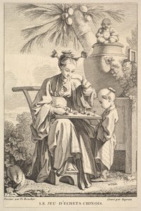 Spillet kinesisk skak, 1741-63. af John Ingram