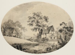 Rytter besøger gård af John Inigo Richards