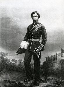 Albert Edward, Prince of Wales, graveret af D.J. Pund fra et fotografi, fra 
