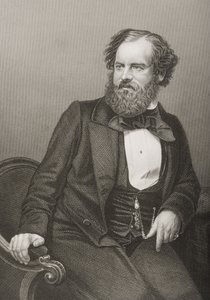 Albert Smith (1816-60) graveret af D.J. Pund fra et fotografi, fra 