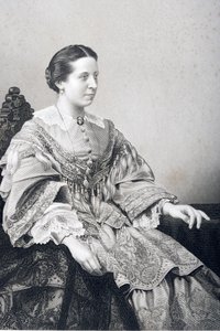 Clara Novello (1818-1908) graveret af D.J. Pund fra et fotografi, fra 