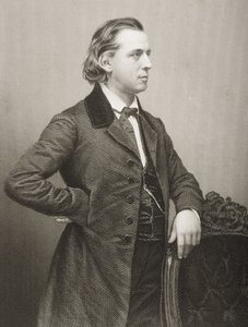 Henry Ward Beecher (1813-1887) graveret af D.J. Pund fra et fotografi, fra 
