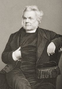 John Angell James (1785-1859) graveret af D.J. Pund fra et fotografi, fra 