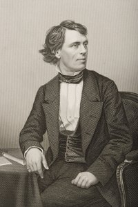 John Bartholomew Gough (1817-86) graveret af D.J. Pund fra et fotografi, fra 