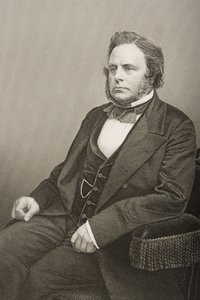 John Bright (1811-89) graveret af D.J. Pund fra et fotografi, fra 