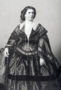 Madame Anna Bishop (1810-84) graveret af D.J. Pund fra et fotografi, fra 