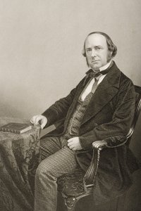 Thomas Wright (1810-77) graveret af D.J. Pund fra et fotografi, fra 