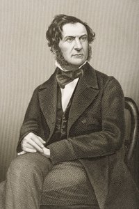 William Ewart Gladstone (1809-98) graveret af D.J. Pund fra et fotografi, fra 