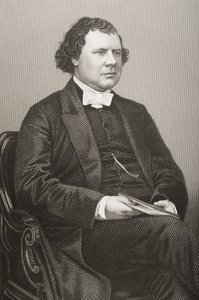 William Morley Punshon (1824-81) graveret af D.J. Pund fra et fotografi, fra 