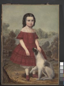 Portræt af Alice Lyons, ca. 1855 (olie på lærred) af John Jacob Hegler
