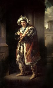 Edmund Kean (1787-1833) som Richard III af John James Halls
