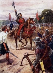 William Wallace i slaget ved Falkirk, Skotland